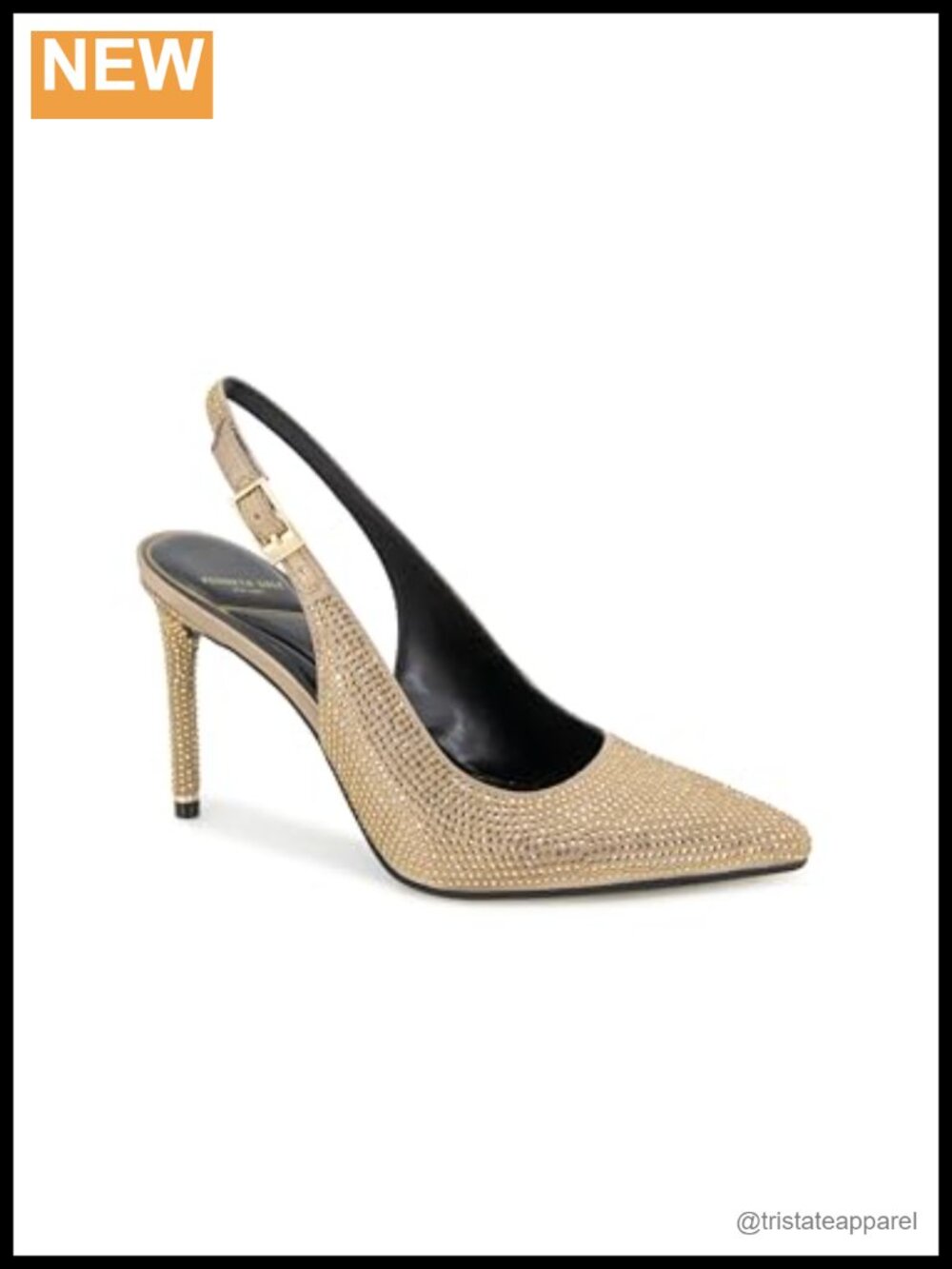 Kenneth Cole New York Quinnly Sling Crystal Pointed Toe Pump
